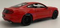 Ford MUSTANG GT 5.0 2015 red model Welly 1:24