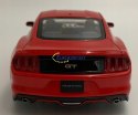 Ford MUSTANG GT 5.0 2015 red model Welly 1:24