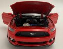 Ford MUSTANG GT 5.0 2015 red model Welly 1:24