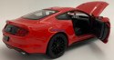 Ford MUSTANG GT 5.0 2015 red model Welly 1:24