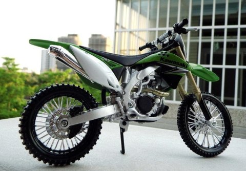 KAWASAKI KX 450F motocykl model 1:12 Maisto KAWASAKI KX 450F motocykl model 1:12 Maisto