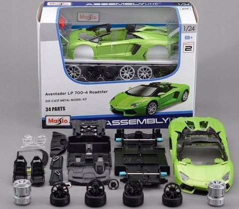 Lamborghini Aventador 1:24 do składania Maisto Lamborghini Aventador 1:24 do składania Maisto
