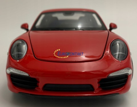 PORSCHE 911 Carrera S red MODEL METAL WELLY 1:24 PORSCHE 911 Carrera S red MODEL METAL WELLY 1:24