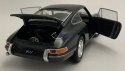 PORSCHE 911 black MODEL METAL WELLY 1:24