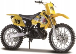 Suzuki RM 250 model na podstawce 1:18 Maisto