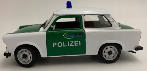 TRABANT 601 Polizei POLICJA model metal Welly 1:24 TRABANT 601 Polizei POLICJA model metal Welly 1:24
