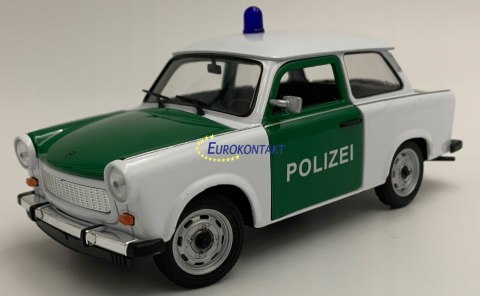 TRABANT 601 Polizei POLICJA model metal Welly 1:24 TRABANT 601 Polizei POLICJA model metal Welly 1:24