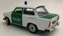 TRABANT 601 Polizei POLICJA model metal Welly 1:24