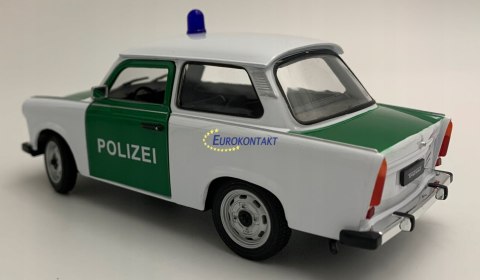 TRABANT 601 Polizei POLICJA model metal Welly 1:24 TRABANT 601 Polizei POLICJA model metal Welly 1:24