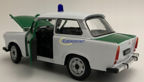 TRABANT 601 Polizei POLICJA model metal Welly 1:24 TRABANT 601 Polizei POLICJA model metal Welly 1:24