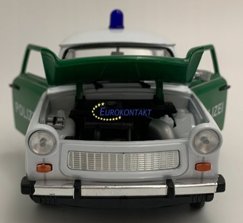TRABANT 601 Polizei POLICJA model metal Welly 1:24 TRABANT 601 Polizei POLICJA model metal Welly 1:24