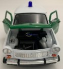 TRABANT 601 Polizei POLICJA model metal Welly 1:24