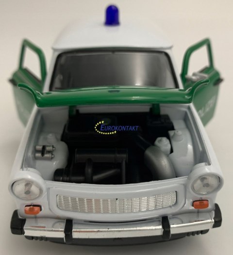 TRABANT 601 Polizei POLICJA model metal Welly 1:24 TRABANT 601 Polizei POLICJA model metal Welly 1:24