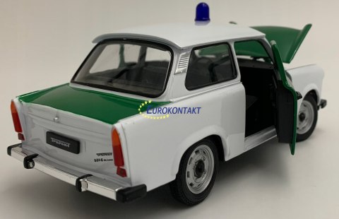 TRABANT 601 Polizei POLICJA model metal Welly 1:24 TRABANT 601 Polizei POLICJA model metal Welly 1:24