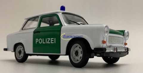 TRABANT 601 Polizei POLICJA model metal Welly 1:24 TRABANT 601 Polizei POLICJA model metal Welly 1:24