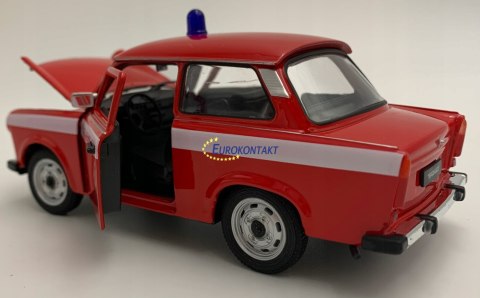 TRABANT 601 STRAŻ POŻARNA model metal Welly 1:24 TRABANT 601 STRAŻ POŻARNA model metal Welly 1:24