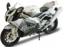 APRILIA RSV 1000R motocykl model 1:10 Welly 62808