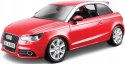 Audi A1 czerwony 1:24 model metalowy Bburago 22127