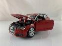 Audi A1 czerwony 1:24 model metalowy Bburago 22127