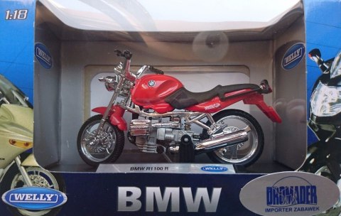 BMW R1100 R motocykl model 1:18 Welly metalowy BMW R1100 R motocykl model 1:18 Welly metalowy