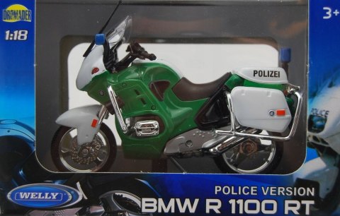 BMW R1100 RT Policja Polizei 1:18 Welly metalowy BMW R1100 RT Policja Polizei 1:18 Welly metalowy