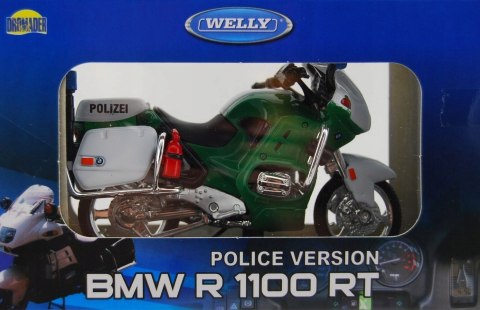 BMW R1100 RT Policja Polizei 1:18 Welly metalowy BMW R1100 RT Policja Polizei 1:18 Welly metalowy