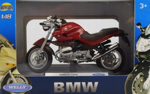 BMW R1150R model motocykl 1:18 Welly metalowy BMW R1150R model motocykl 1:18 Welly metalowy