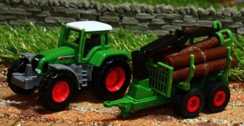 Ciągnik FENDT z przyczepą z kłodami 1645 SIKU 1:87 Ciągnik FENDT z przyczepą z kłodami 1645 SIKU 1:87