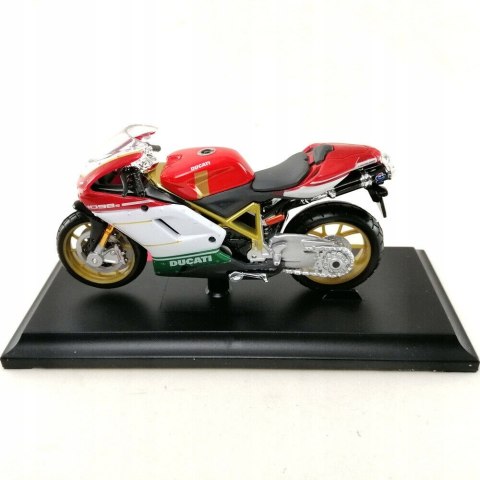 DUCATI 1098 S tricolore motocykl model 1:18 Maisto DUCATI 1098 S tricolore motocykl model 1:18 Maisto