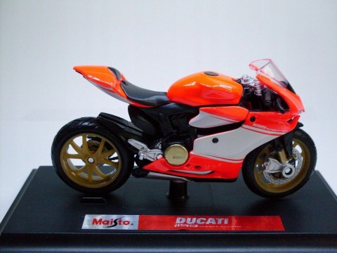DUCATI 1199 SUPERLEGGERA motocykl 1:18 Maisto DUCATI 1199 SUPERLEGGERA motocykl 1:18 Maisto