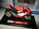 DUCATI 1199 SUPERLEGGERA motocykl 1:18 Maisto