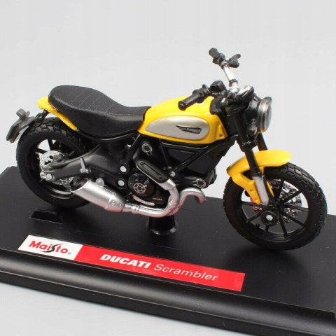 DUCATI SCRAMBLER motocykl model 1:18 Maisto DUCATI SCRAMBLER motocykl model 1:18 Maisto