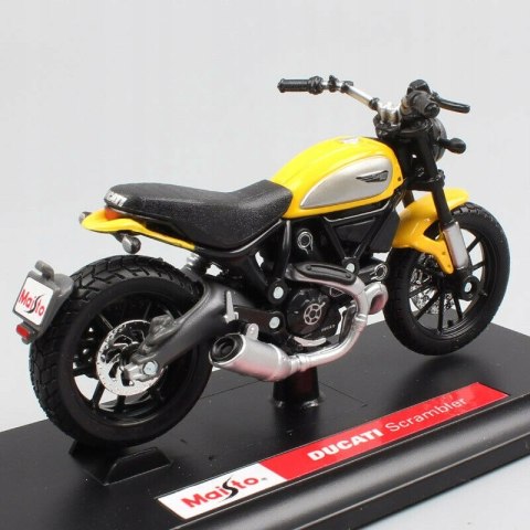 DUCATI SCRAMBLER motocykl model 1:18 Maisto DUCATI SCRAMBLER motocykl model 1:18 Maisto