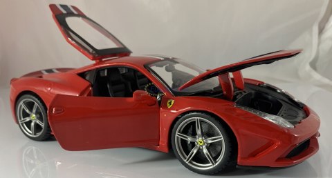 FERRARI 458 Speciale duży model 1:18 Bburago 16002 FERRARI 458 Speciale duży model 1:18 Bburago 16002