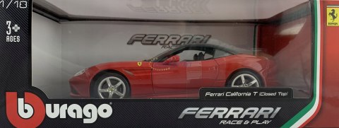 FERRARI California T duży model 1:18 Bburago 16003 FERRARI California T duży model 1:18 Bburago 16003