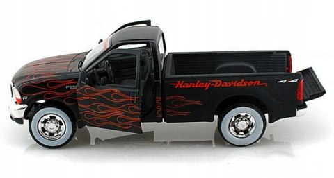 HARLEY DAVIDSON FXSTB Night Train+FORD F-350 1:24 HARLEY DAVIDSON FXSTB Night Train+FORD F-350 1:24