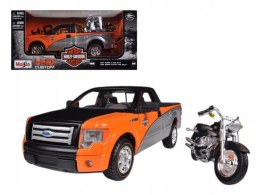 HARLEY DAVIDSON FLSTF FAT BOY + pickup FORD F-150