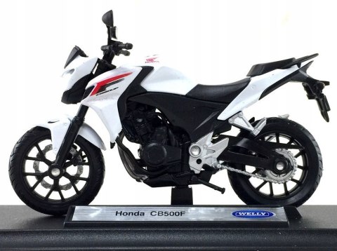 HONDA CB 500F model motocykl 1:18 Welly metalowy HONDA CB 500F model motocykl 1:18 Welly metalowy