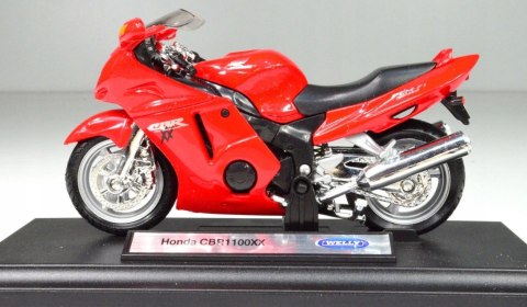 HONDA CBR 1100 XX motocykl 1:18 Welly metalowy HONDA CBR 1100 XX motocykl 1:18 Welly metalowy