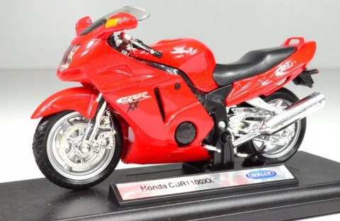 HONDA CBR 1100 XX motocykl 1:18 Welly metalowy HONDA CBR 1100 XX motocykl 1:18 Welly metalowy