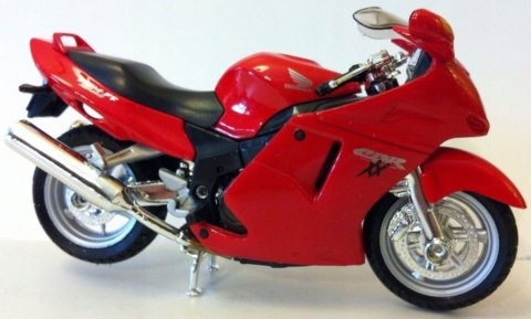 HONDA CBR 1100 XX motocykl 1:18 Welly metalowy HONDA CBR 1100 XX motocykl 1:18 Welly metalowy