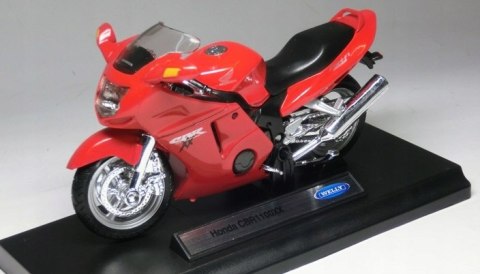 HONDA CBR 1100 XX motocykl 1:18 Welly metalowy HONDA CBR 1100 XX motocykl 1:18 Welly metalowy