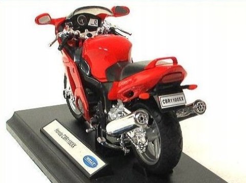 HONDA CBR 1100 XX motocykl 1:18 Welly metalowy HONDA CBR 1100 XX motocykl 1:18 Welly metalowy