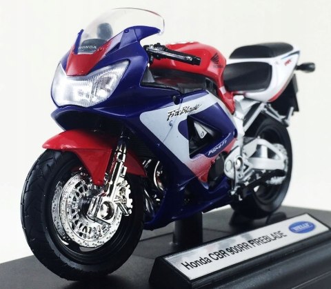 HONDA CBR 900RR Fireblade 1:18 Welly metalowy HONDA CBR 900RR Fireblade 1:18 Welly metalowy