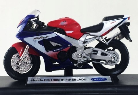 HONDA CBR 900RR Fireblade 1:18 Welly metalowy HONDA CBR 900RR Fireblade 1:18 Welly metalowy