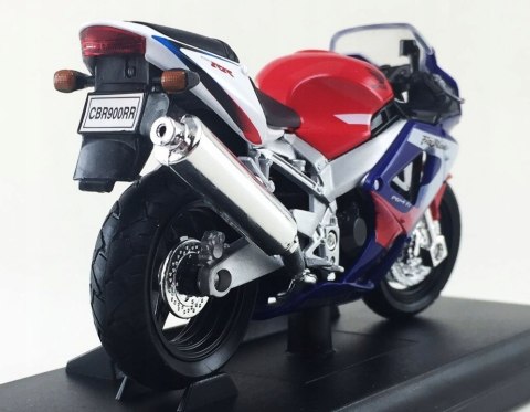HONDA CBR 900RR Fireblade 1:18 Welly metalowy HONDA CBR 900RR Fireblade 1:18 Welly metalowy