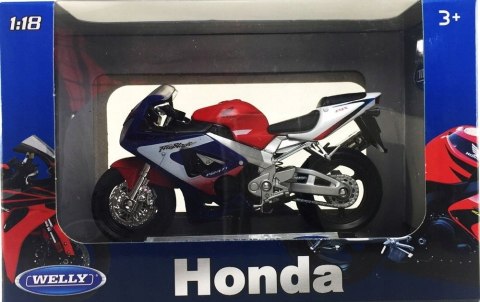 HONDA CBR 900RR Fireblade 1:18 Welly metalowy HONDA CBR 900RR Fireblade 1:18 Welly metalowy
