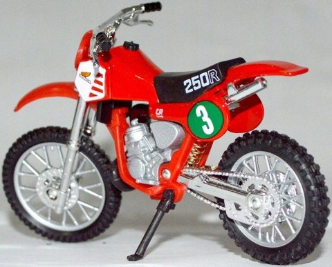 HONDA CR250R #3 motocykl model 1:18 Welly metalowy HONDA CR250R #3 motocykl model 1:18 Welly metalowy