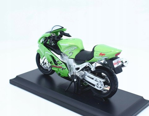 KAWASAKI NINJA ZX-12R podstawka model 1:18 Maisto KAWASAKI NINJA ZX-12R podstawka model 1:18 Maisto
