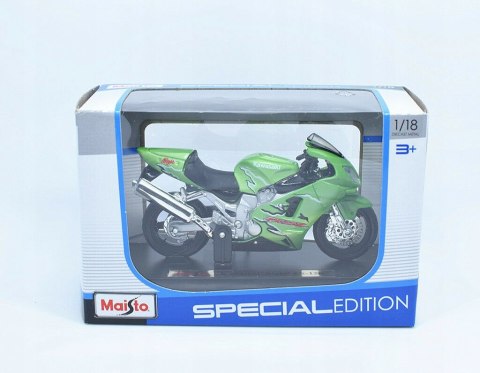 KAWASAKI NINJA ZX-12R podstawka model 1:18 Maisto KAWASAKI NINJA ZX-12R podstawka model 1:18 Maisto